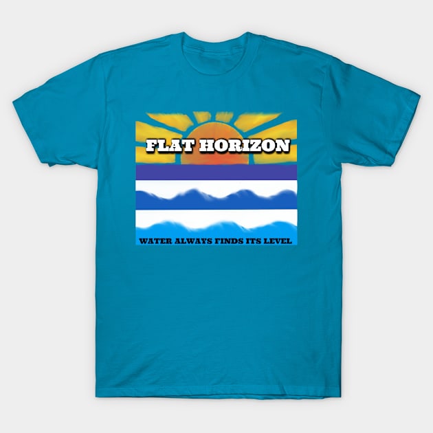 Flat Horizon b T-Shirt by pluasdeny